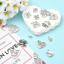 15Pcs 15 Styles Tibetan Style Alloy Pendants&nbsp;FIND-YW0011-88