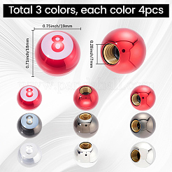 12Pcs 3 Colors Plstic Tire Valve Stem Caps&nbsp;FIND-SP0005-74