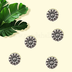 20Pcs 1-Hole Alloy Shank Buttons&nbsp;BUTT-GF0004-11