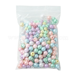 250Pcs 2 Styles Opaque Acrylic Beads&nbsp;MACR-FS0001-63