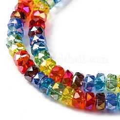 Electroplate & Gradient Color Glass Beads Strands&nbsp;X-LAMP-M023-01