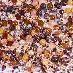 2 Bag Glass Round Beads Set&nbsp;JX547J