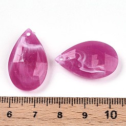 Two Tone Opaque Acrylic Beads&nbsp;SACR-T017-11