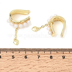 Brass Micro Pave Cubic Zirconia Cuff Earrings&nbsp;CU-CBAE7DF-37G