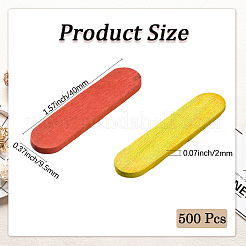 10 Sets Wood Craft Sticks&nbsp;DIY-CN0003-32A