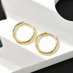 Brass Huggie Hoop Earrings&nbsp;EJEW-K083-29G