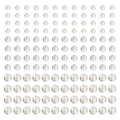 300Pcs Frosted Transparent Glass Beads&nbsp;GLAA-TA0002-78C