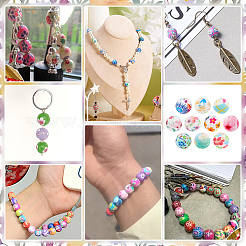60Pcs 10 Styles Silicone Beads&nbsp;FIND-PH0028-09