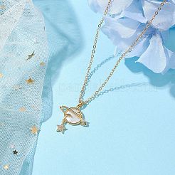 Brass Pendants Necklaces&nbsp;X1-NJEW-TA00163