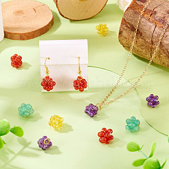 8Pcs 4 Style Glass Pendants&nbsp;PALLOY-TA00218