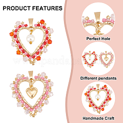 8Pcs 2 Styles Alloy Pendants&nbsp;PALLOY-GO00027