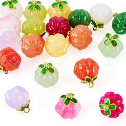 20Pcs 10 Colors Glass Charms&nbsp;GLAA-TA0003-85