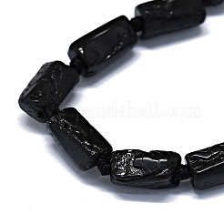 Natural Black Tourmaline Beads Strands&nbsp;G-O170-153