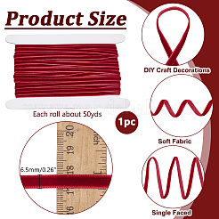50 Yards Single Face Velvet Ribbon&nbsp;OCOR-NB0001-97C
