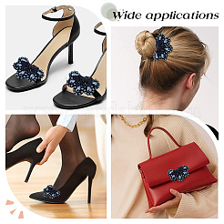 4Pcs Glass Rhinestone Sew on Ornament Accessories&nbsp;FIND-CP0001-09