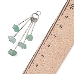 12Pcs 12 Styles Natural & Synthetic Mixed Gemstone Dangling Pendants&nbsp;PALLOY-JF05185