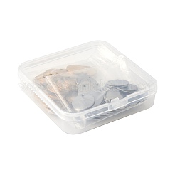 60Pcs 2 Colors Ion Plating(IP) 304 Stainless Steel Charms&nbsp;STAS-FS0002-09