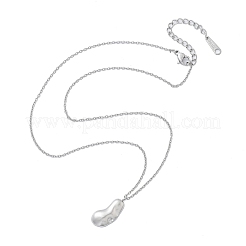 304 Stainless Steel Pendant Necklace&nbsp;LS-NJEW-K255-23P