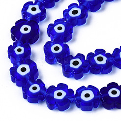 Handmade Lampwork Beads Strands&nbsp;LAMP-N023-002A-02