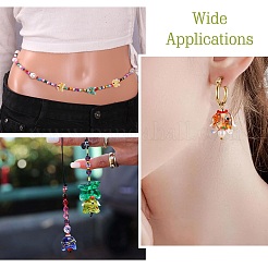 12Pcs 6 Colors Handmade Lampwork Beads&nbsp;LAMP-CJ0002-83