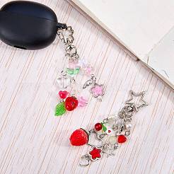 2Pcs 2 Styles Alloy Enamel Keychain&nbsp;AJEW-SZ0002-70