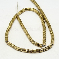 Electroplate Non-magnetic Synthetic Hematite Beads Strands&nbsp;G-J165-2mm-05