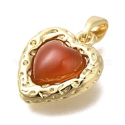 Natural Carnelian(Dyed & Heated) Pendants&nbsp;KK-K388-03G