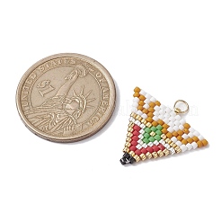 Handmade MIYUKI Delica Seed Loom Pattern&nbsp;PALLOY-MZ00172