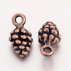 Tibetan Style Alloy Pendants&nbsp;TIBEP-ZA10-0909Y-R-FF