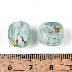 Handmade Gold Sand Lampwork Beads&nbsp;LAMP-T021-32C