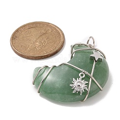 Natural Mixed Stone Pendants&nbsp;PALLOY-JF02107