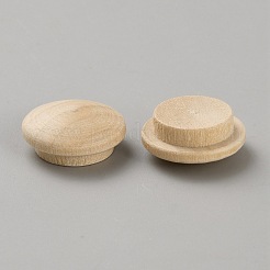 100Pcs Wooden Hinged Screw Covers&nbsp;AJEW-WH20020-077D