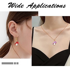 48Pcs 12 Style Autumn Theme Alloy Enamel Charms&nbsp;ENAM-SZ0003-12