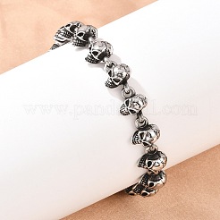 Halloween 304 Stainless Steel Link Chain Bracelets&nbsp;BJEW-D379-20A-AS