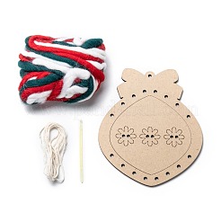 DIY Christmas Bell Wooden Weaving Art&nbsp;DIY-P033-01