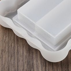 Rectangle DIY Quicksand Serving Tray Silicone Molds&nbsp;DIY-G109-05C