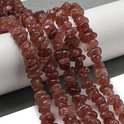 Natural Strawberry Quartz Beads Strands&nbsp;G-G841-B14