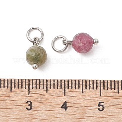 Natural Plum Blossom Tourmaline Pendants&nbsp;PALLOY-JF05440-01