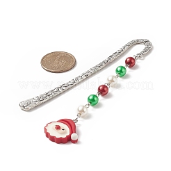 Christmas Theme Resin Pendant Bookmarks&nbsp;AJEW-JK00206