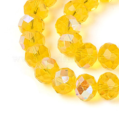 Electroplate Glass Beads Strands&nbsp;EGLA-A034-T10mm-L30