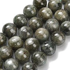 Natural Green Kyanite Beads Strands&nbsp;G-H335-B05-10mm