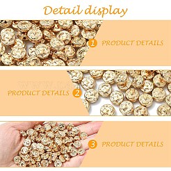 200Pcs Plating ABS Plastic Beads&nbsp;KY-YW0002-29