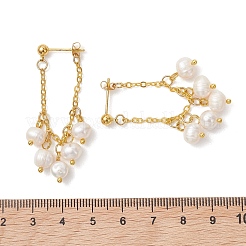 304 Stainless Steel Dangle Stud Earrings&nbsp;EJEW-JE06959