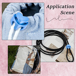100Pcs 10 Colors Plastic Cord Locks&nbsp;FIND-SP0005-12