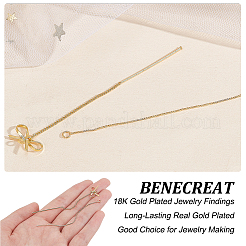 8Pcs 2 Style Brass Stud Earring Findings&nbsp;KK-BC0009-30