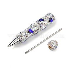 Polymer Clay Rhinestones Ball-Point Pen&nbsp;OFST-D300-05P-H