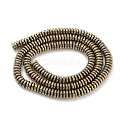 Electroplated Synthetic Non-magnetic Hematite Beads Strands&nbsp;G-Z032-C02-04LG