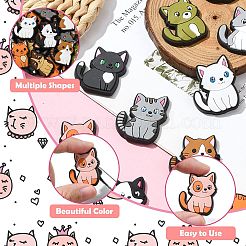 60Pcs 12 Colors Pet Theme PVC Plastic Cabochons&nbsp;FIND-CJ0002-56