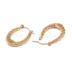304 Stainless Steel Hoop Earrings&nbsp;EJEW-K278-19B-G