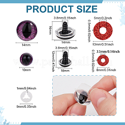 1 Set DIY Plastic Doll Eyes Making Sets&nbsp;DIY-PH0031-54